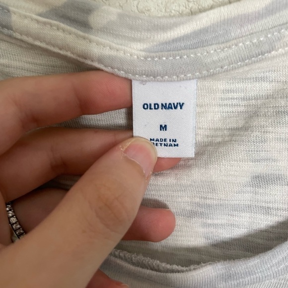 Old Navy Gray Camo Casual Dress Medium - Picture 4 of 6